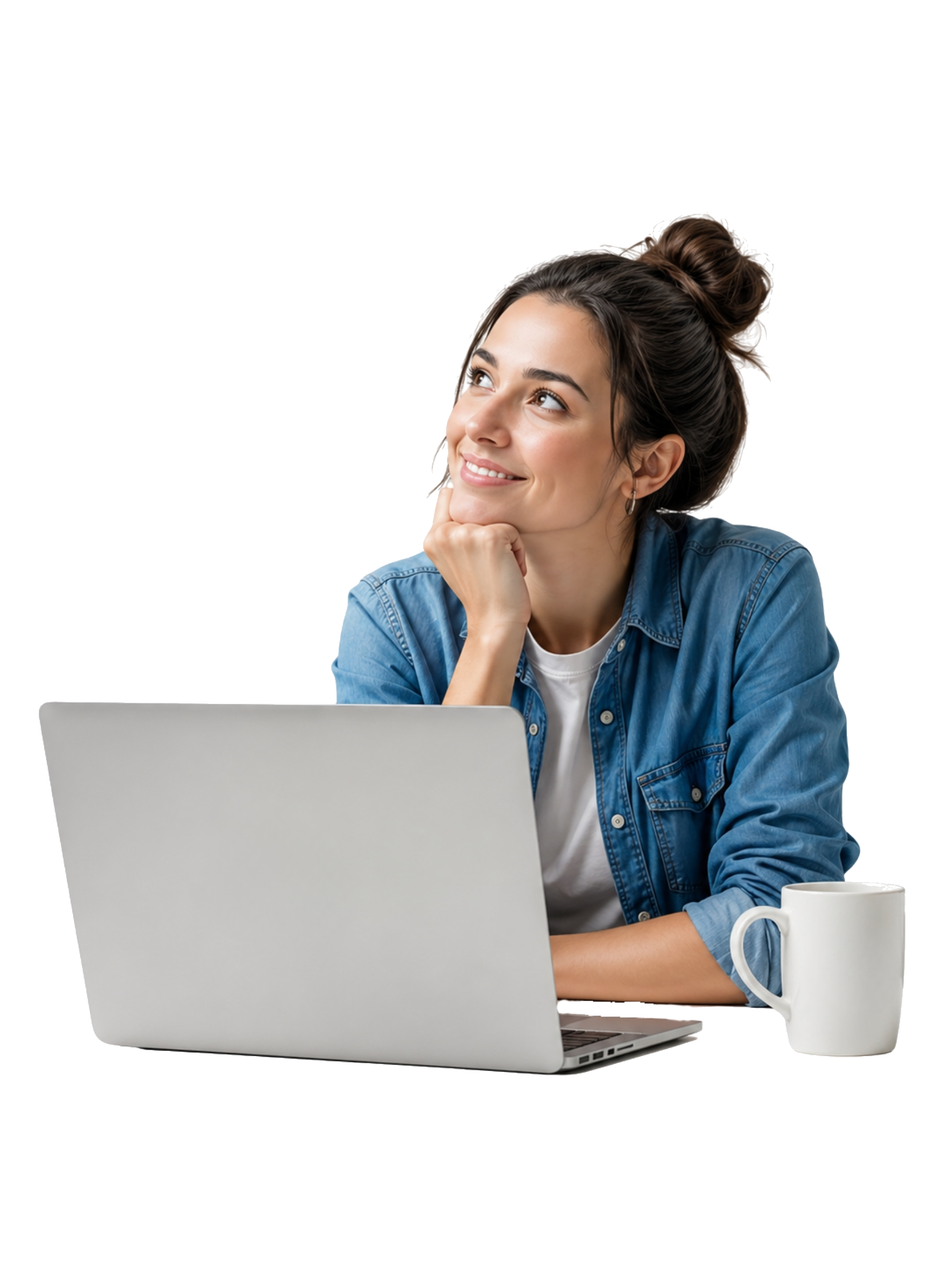 Profesional sonriendo trabajando en su carrera en agilidad
